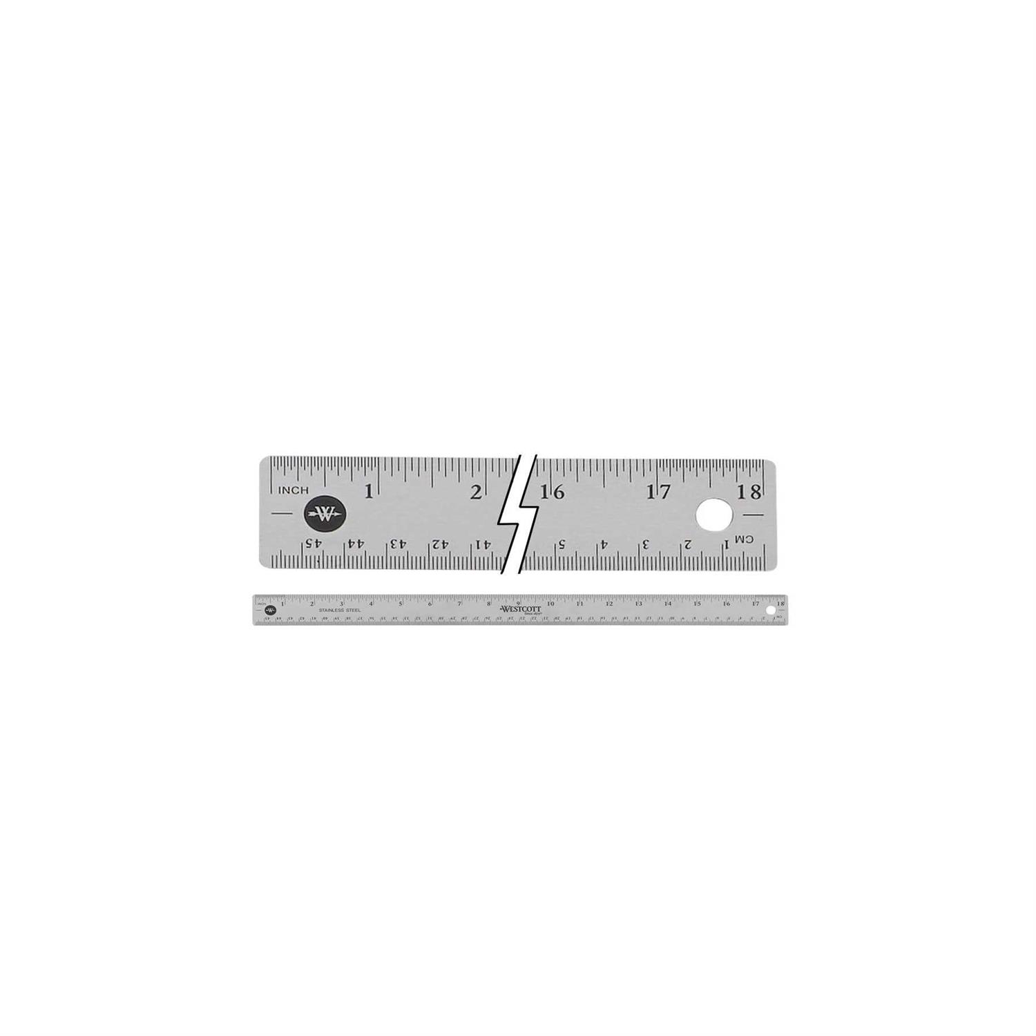Westcott See Through Acrylic Ruler - Zenithce