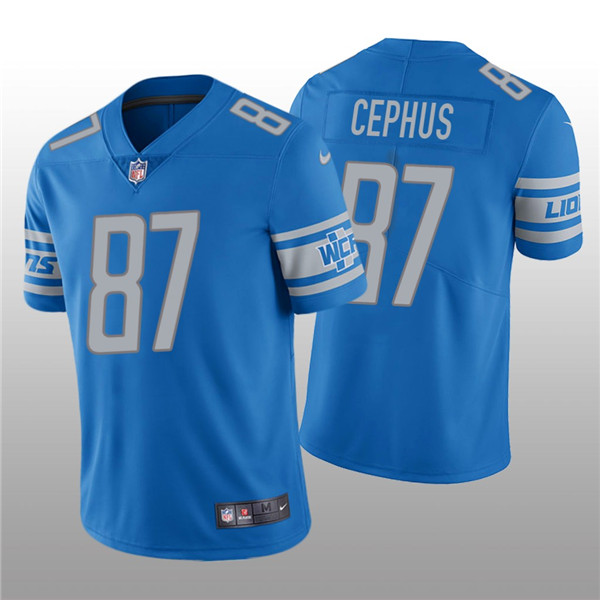 Detroit Lions #87 Quintez Cephus Blue Vapor Untouchable Limited Stitched Jersey - Zenithce