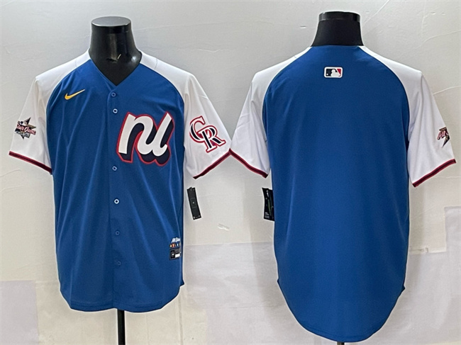 National League Colorado Rockies Blank Blue 2025 All-Star Edition Limited Stitched - Zenithce