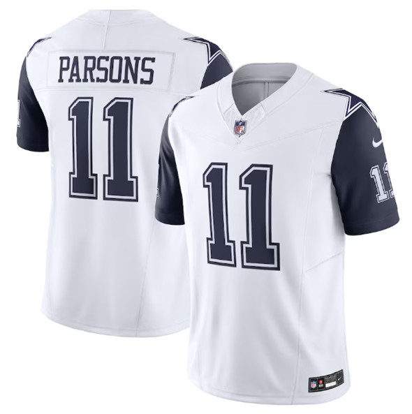 Dallas Cowboys #11 Micah Parsons White 2023 F.U.S.E. Vapor Limited Stitched Jersey - Zenithce