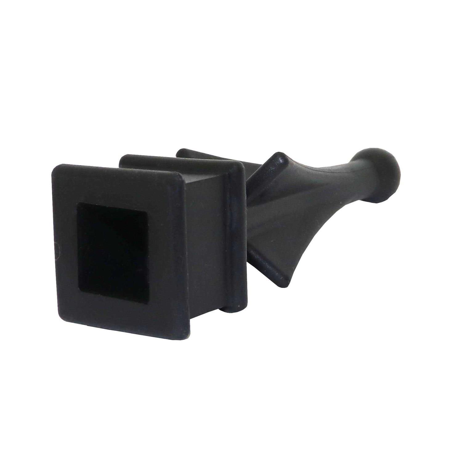Fence Finials Easy-Tap Installation High-Impact Polypropylene Four-Sided Spire - Zenithce