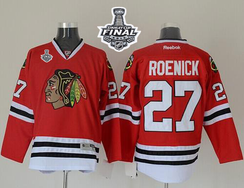 Blackhawks #27 Jeremy Roenick Red 2015 Stanley Cup Stitched Jersey - Zenithce