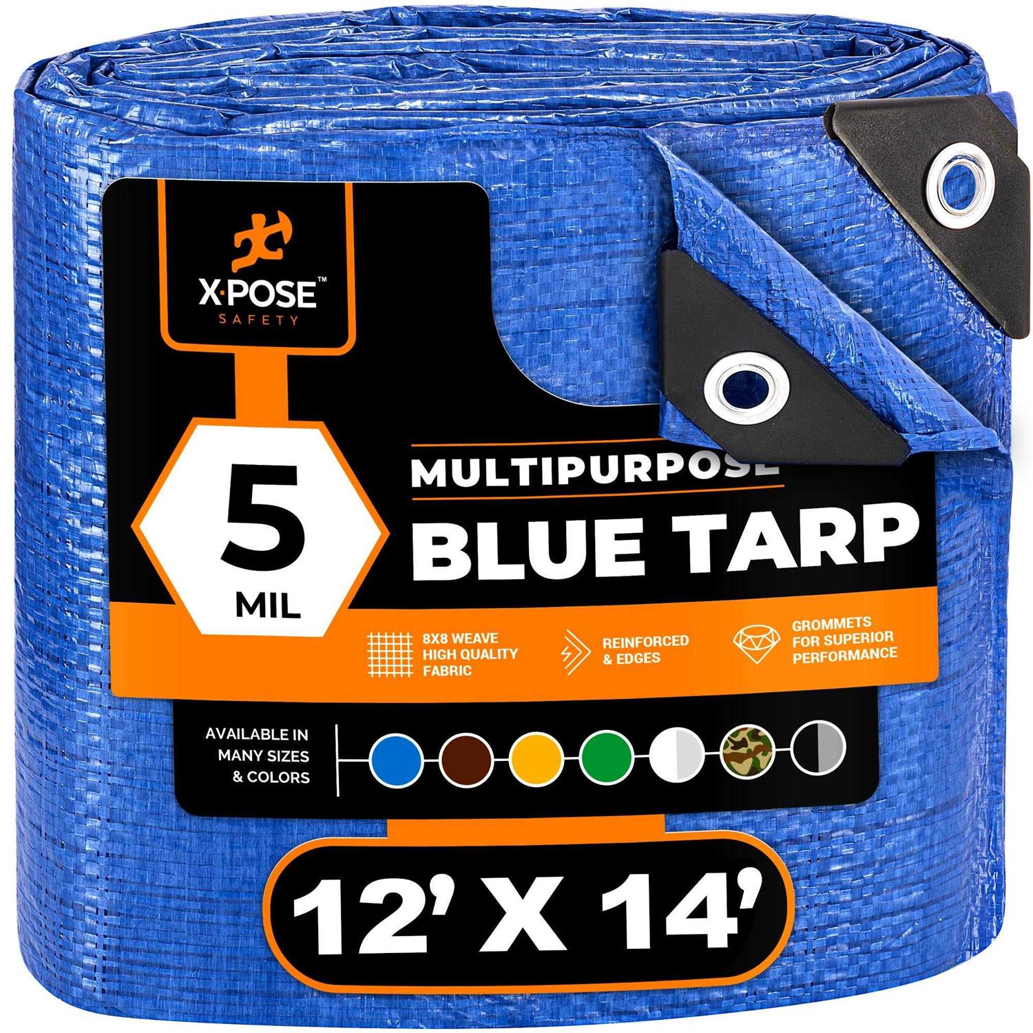 Xpose Safety Poly Tarp Multipurpose Protective Cover - Zenithce