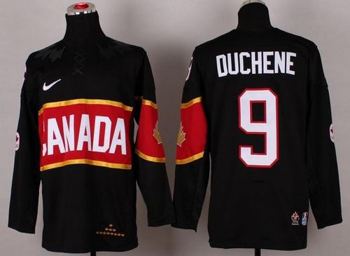 Olympic 2014 CA. #9 Matt Duchene Black Stitched Jersey - Zenithce