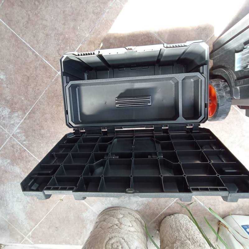 TACTIX 20.5 in. Black Plastic Tote Tray - Zenithce
