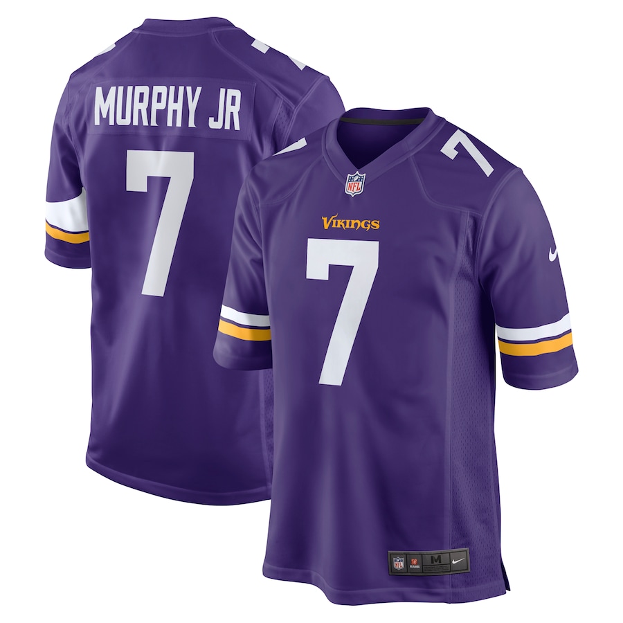 Minnesota Vikings #7 Byron Murphy Jr. Nike Purple Game Jersey - Zenithce
