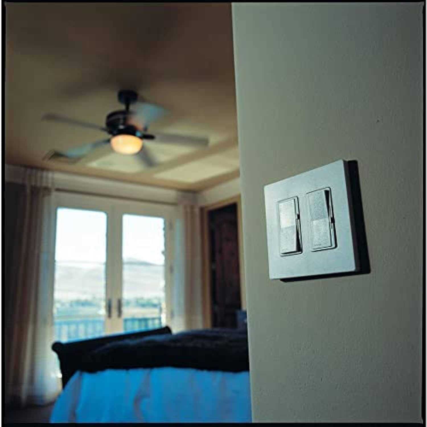 Lutron Diva DVCL-153PR-WH Single Pole or 3-Way CFL / LED Dimmer Switch - Zenithce