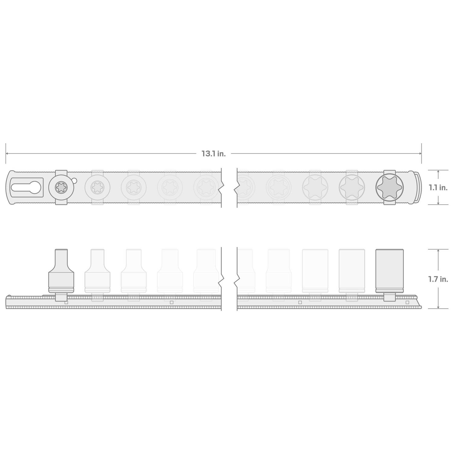 Tekton 3/8 Inch Drive 6-Point Socket and Ratchet Set SKT15301 - Zenithce