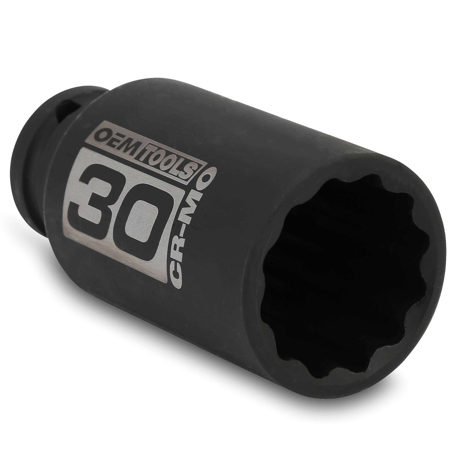 OEMTOOLS 0.5 in Drive 36mm Axle Nut Socket - Zenithce