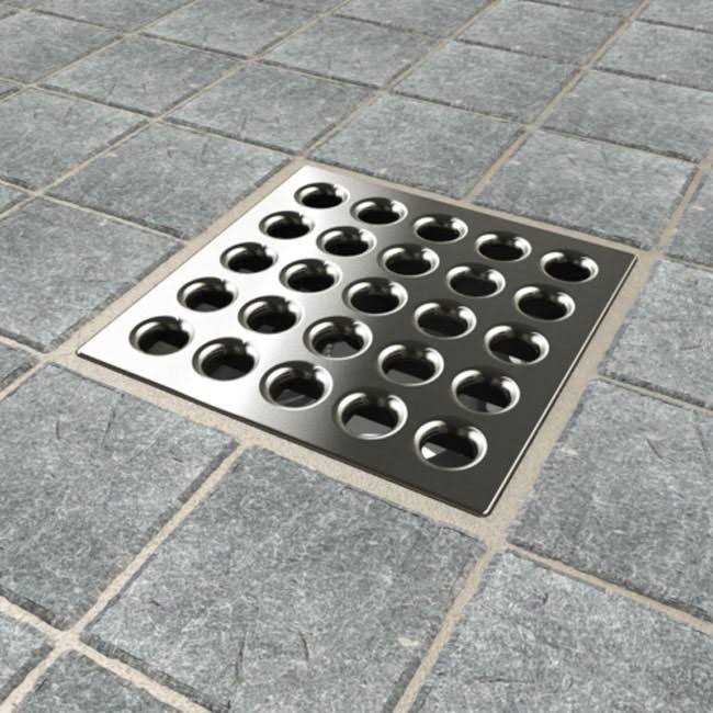 Ebbe E4402 Square Shower Drain Grate - Zenithce