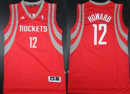 Houston Rockets #12 Dwight Howard Revolution 30 Swingman Red Jersey - Zenithce