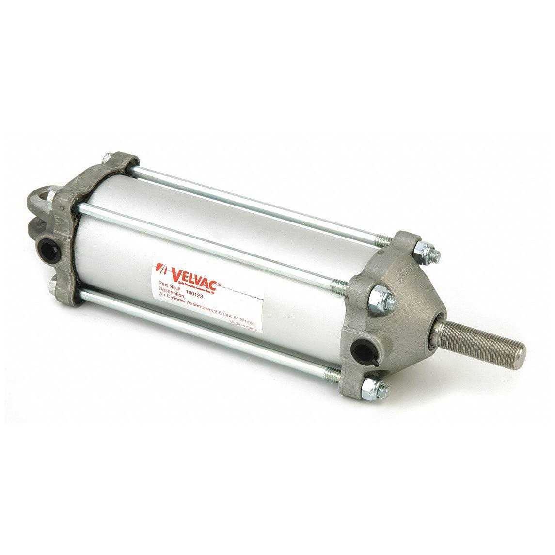 Velvac Air Cylinder 2 1/2 in Bore - Zenithce