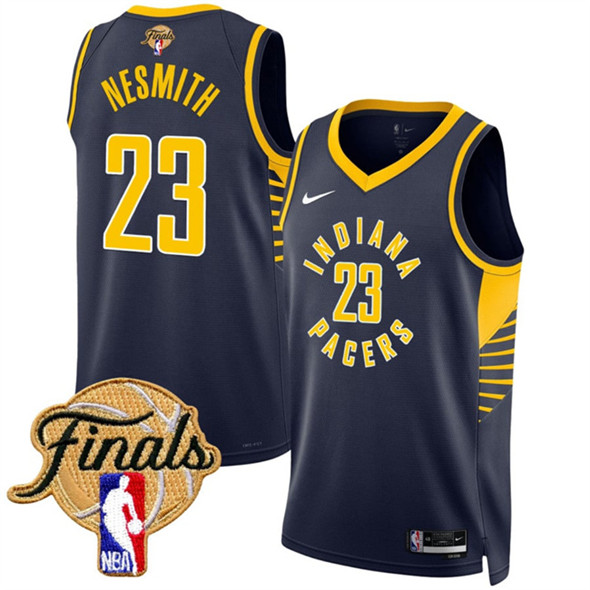 Indiana Pacers #23 Aaron Nesmith Navy 2025 Finals Icon Edition Stitched Jersey - Zenithce