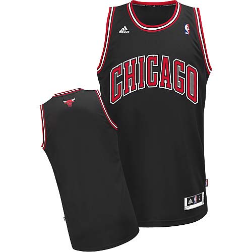 Chicago Bulls Blank Black Swingman Jersey - Zenithce