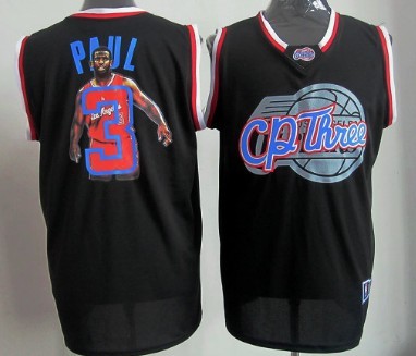 Los Angeles Clippers #3 Chris Paul Black Notorious Fashion Jersey - Zenithce