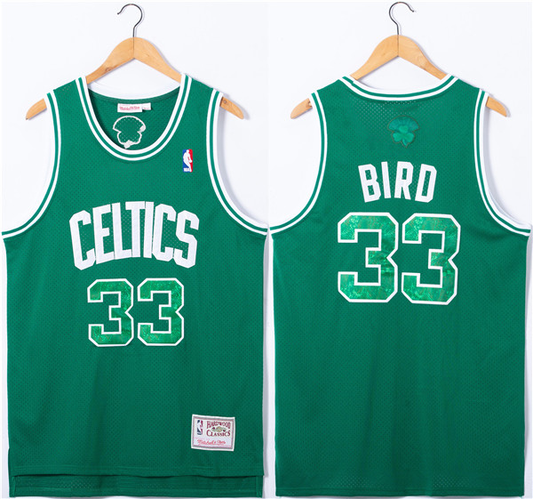 Boston Celtics #33 Larry Bird Green Throwback Jersey - Zenithce
