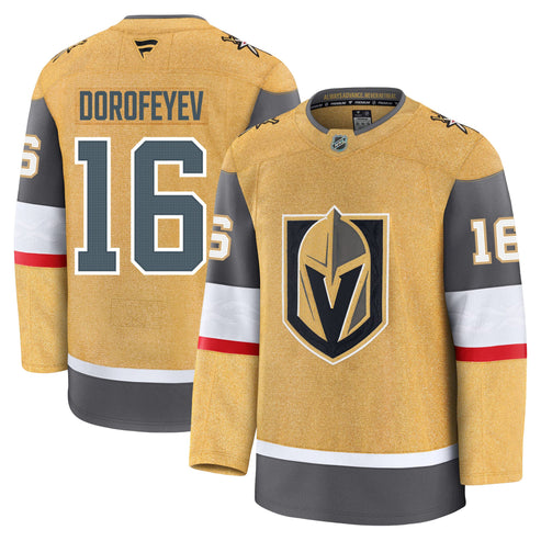 Vegas Golden Knights #16 Pavel Dorofeyev Gold Home Authentic Jersey - Zenithce