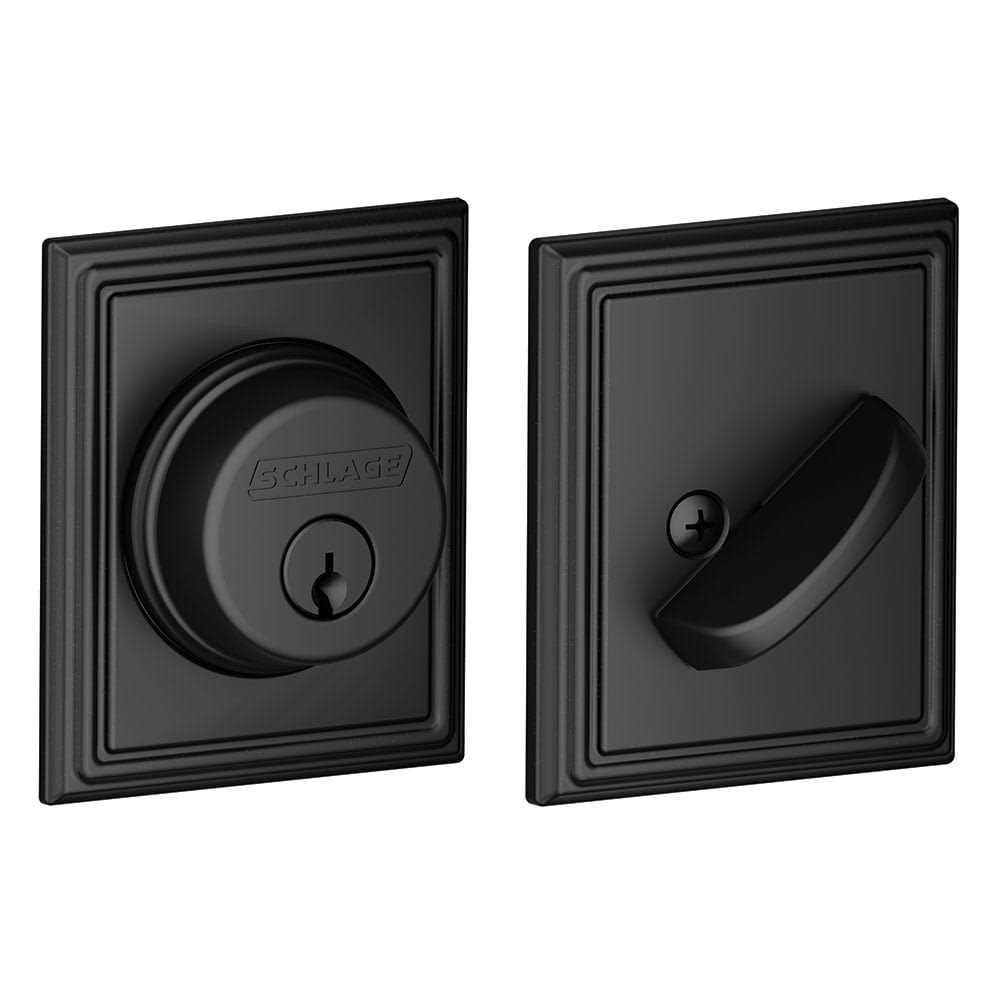 Schlage Accent Satin Nickel Lever and Single Cylinder Deadbolt 1-3/4 FB50NVACC619 - Zenithce