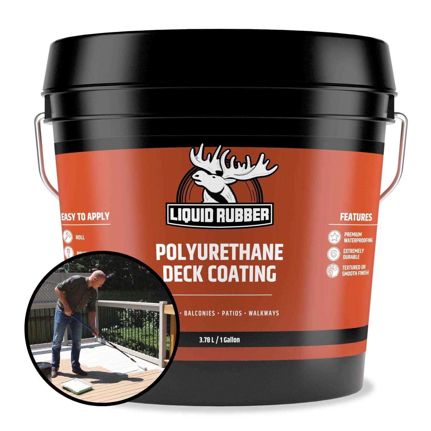 Liquid Rubber Smooth Polyurethane Deck Coating Sealant - Zenithce