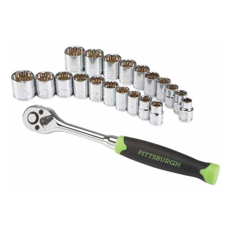 Pittsburgh SAE & Metric Socket Set - Zenithce