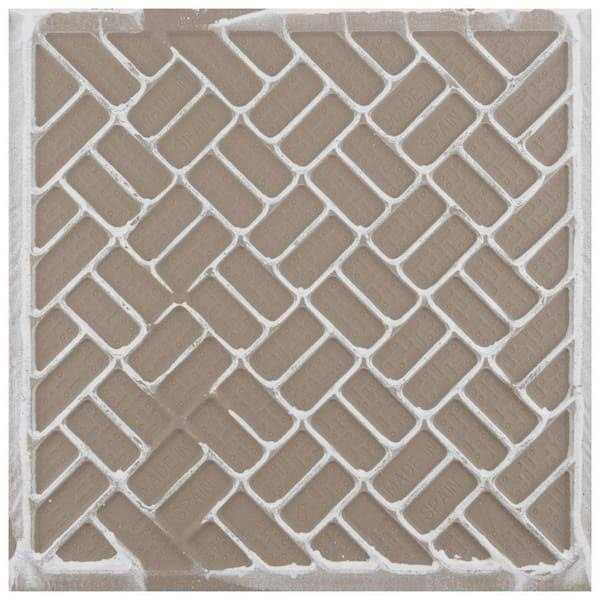 Merola Tile Llama Arte Loire Verso 9-3/4 in. x 9-3/4 in. Porcelain Floor and Wall Tile - Zenithce