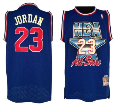1992 All-Star #23 Michael Jordan Blue Swingman Throwback Jersey - Zenithce