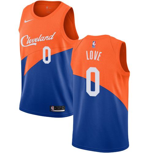 Cavaliers #0 Kevin Love Blue Swingman City Edition 2018-19 Jersey - Zenithce