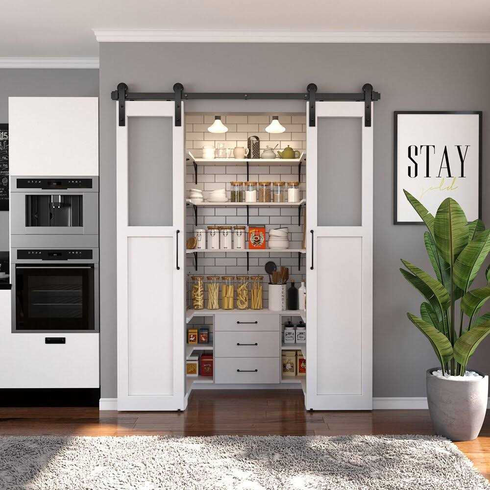 Standard Double Barn Door Hardware Kit Calhome - Zenithce