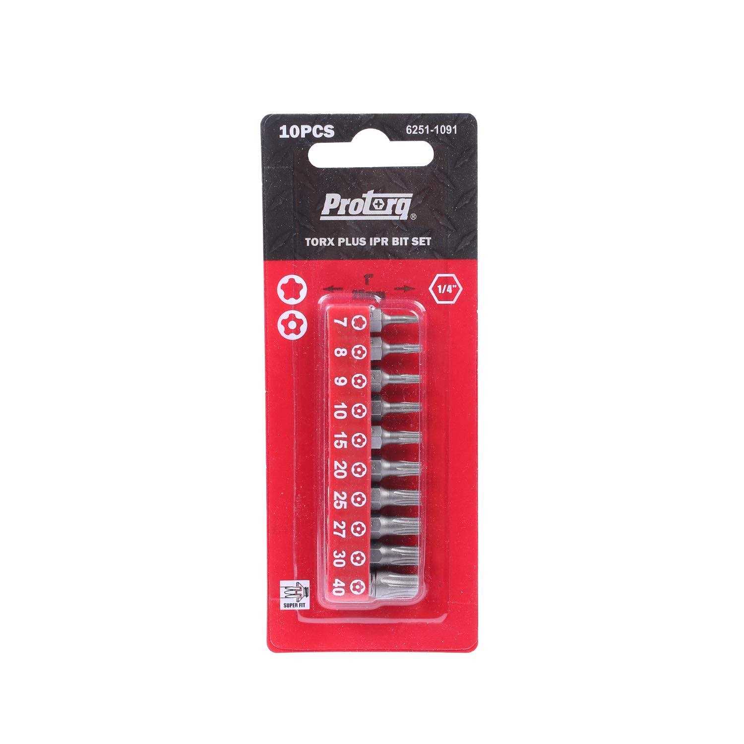 Protorq Long Impact Bit Set T15 T40 Torx 6 Inch Length - Zenithce