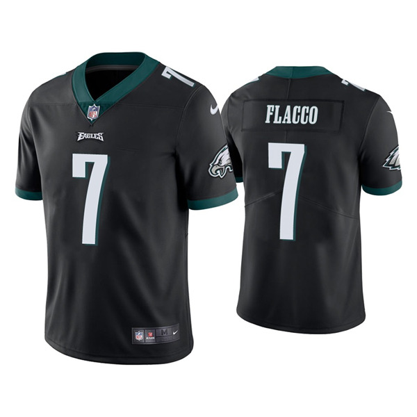 Philadelphia Eagles #7 Joe Flacco Black Vapor Untouchable Limited Stitched Jersey - Zenithce