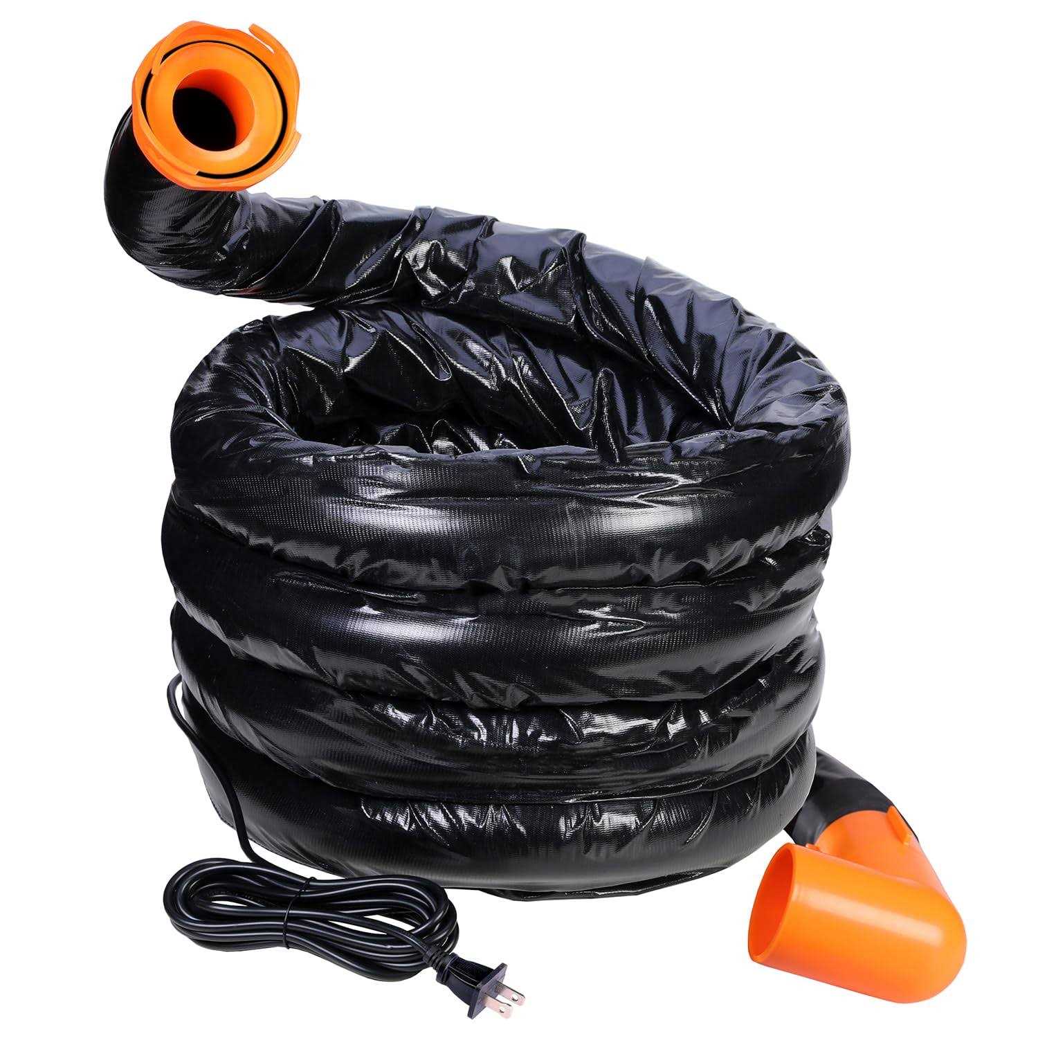 H&g lifestyles Heated Sewer Hose for RV Avoid Freezing at -20f RV Heated Water Hose - Zenithce