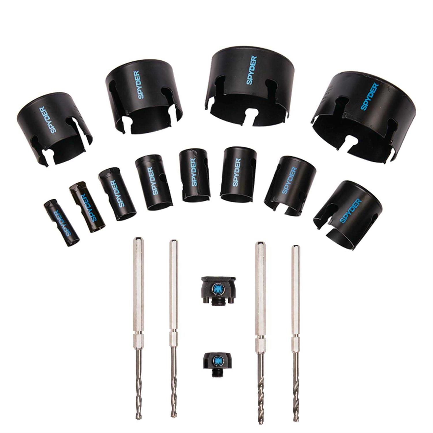 Spyder 19017 Stinger Mach-Blue Hex Shank Drill Bit Set 10Pc - Zenithce