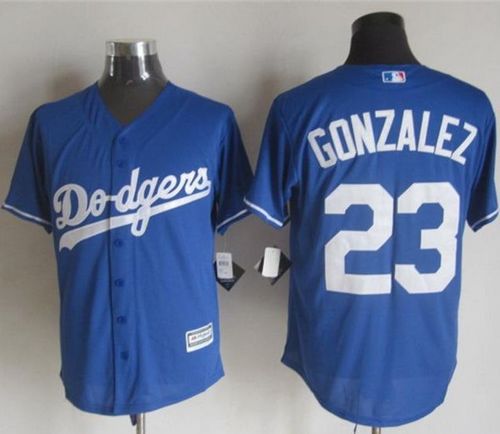 Dodgers #23 Adrian Gonzalez Blue New Cool Base Stitched Jersey - Zenithce