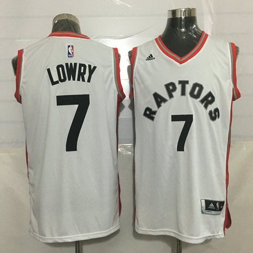 Toronto Raptors #7 Kyle Lowry White New Rev 30 Swingman Jersey - Zenithce