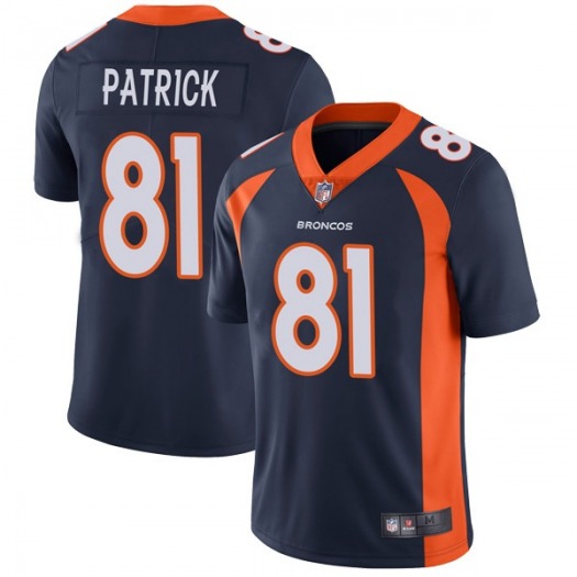 Denver Broncos #81 Tim Patrick Navy Vapor Untouchable Limited Stitched Jersey - Zenithce