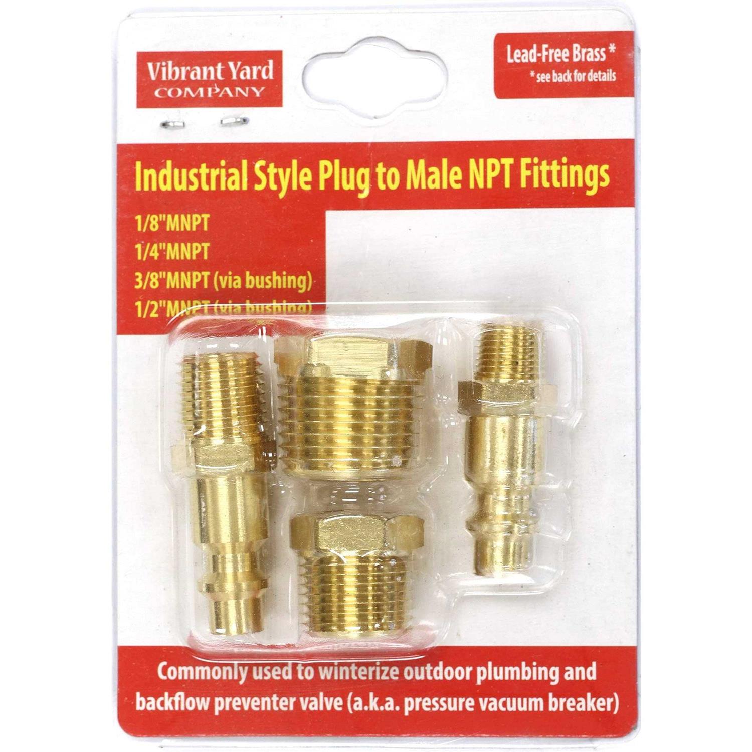 Industrial Style Plug to Female SAE 45-degree Flare Fittings - Zenithce