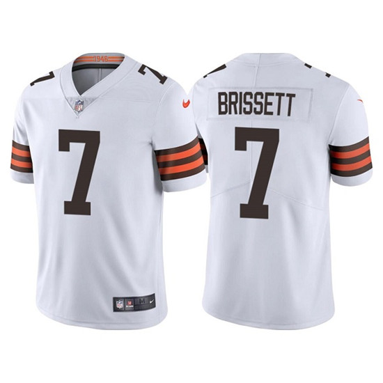 Cleveland Browns #7 Jacoby Brissett White Vapor Untouchable Limited Stitched Jersey - Zenithce