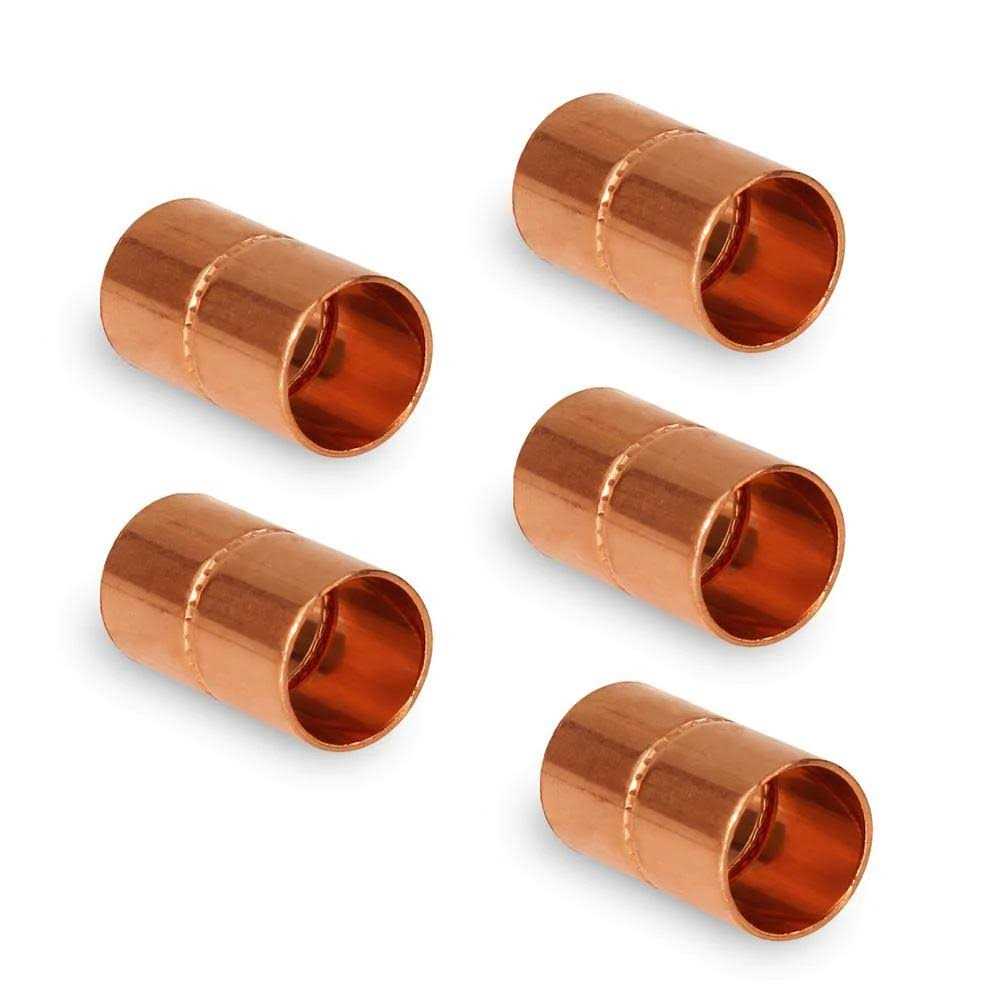 The Plumber’s Choice Straight Copper Coupling Fitting Tube Stop - Zenithce