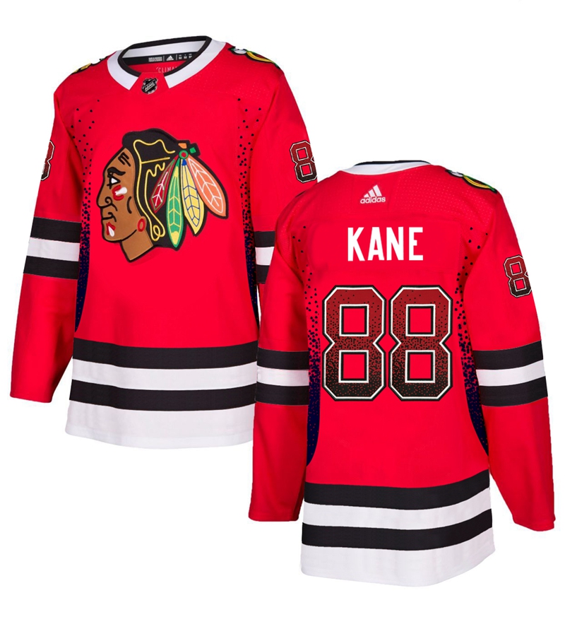 Chicago Blackhawks #88 Patrick Kane Red Drift Fashion Stitched Jersey - Zenithce