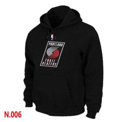 Mens Portland Trail Blazers Black Pullover Hoodie - Zenithce