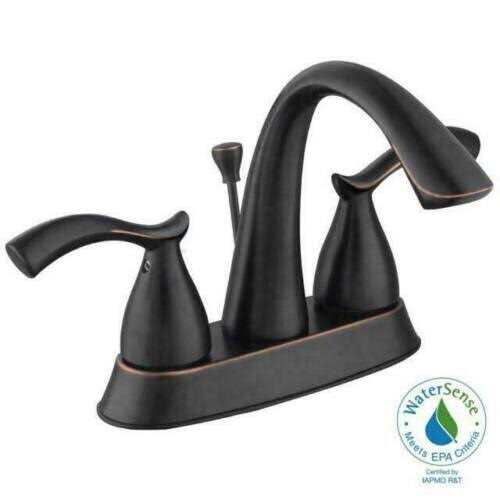 Glacier Bay Builders 8 in. Widespread 2-Handle High-Arc Bathroom Faucet - Zenithce