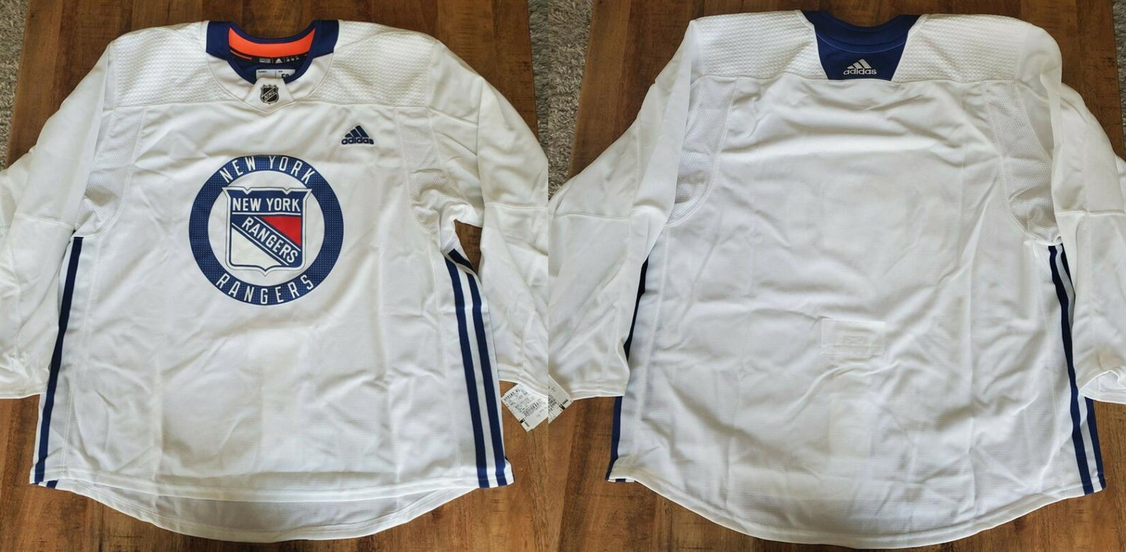 New York Rangers Blank White Stitched Jersey - Zenithce
