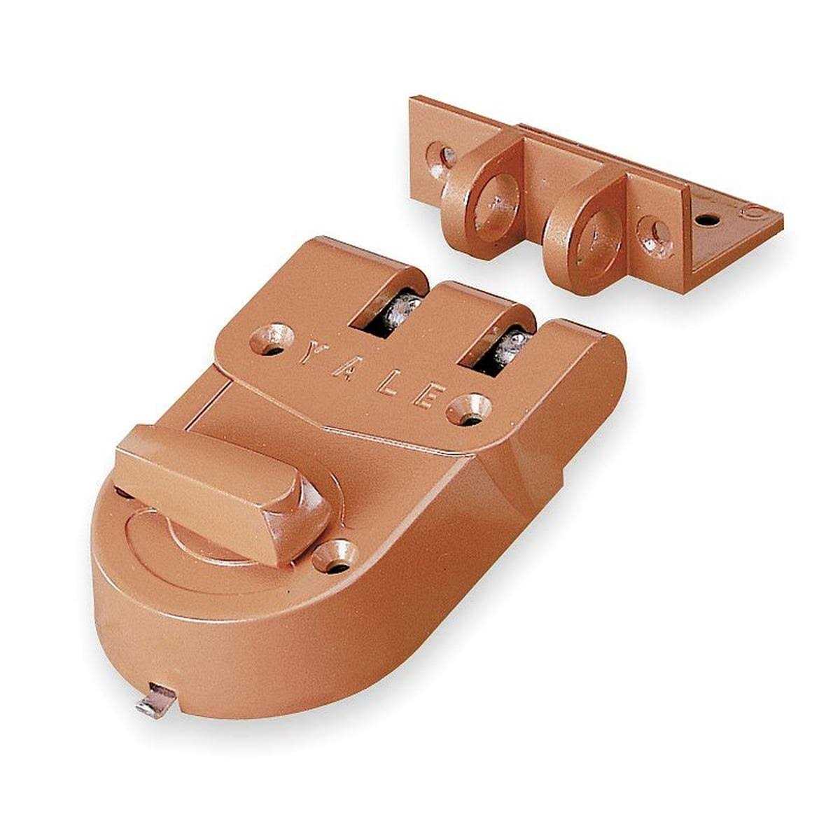 Yale Rim Lock Heavy-Duty Brass For 1-3/8 in to 2-1/4 in Door Thick 112 - Zenithce