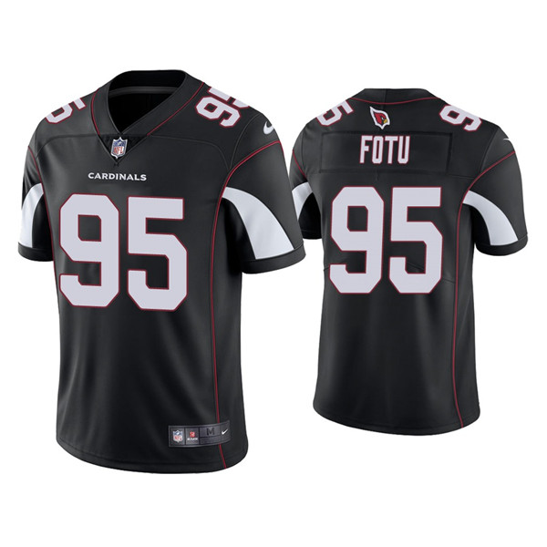 Arizona Cardinals #95 Leki Fotu Black Vapor Untouchable Limited Stitched Jersey - Zenithce