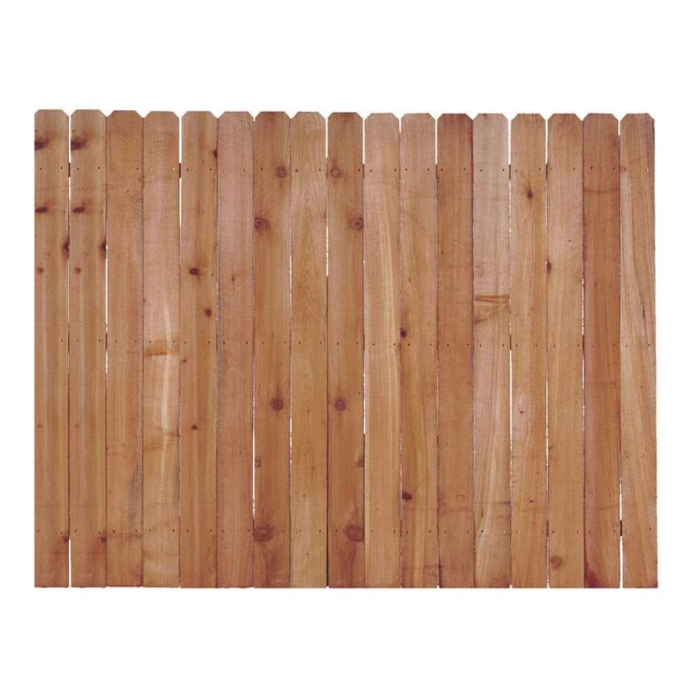 Lowe’s 6-ft x 8-ft Pine Dog Ear Privacy Fence Panel 7643 - Zenithce