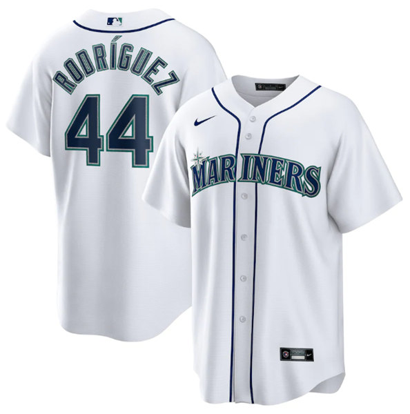 Seattle Mariners #44 Julio Rodriguez White Cool Base Stitched Jersey - Zenithce