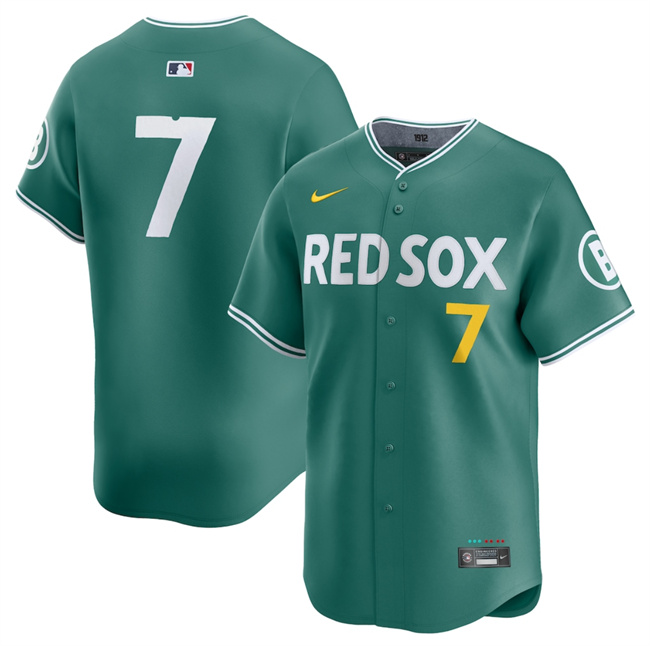 Boston Red Sox #7 Masataka Yoshida Green 2025 City Connect Limited Stitched Jersey - Zenithce