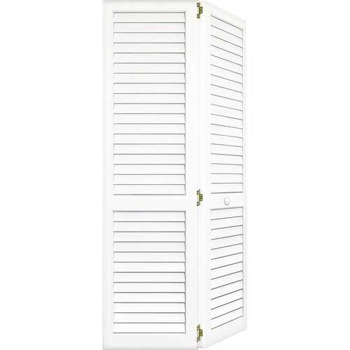 Louvered Wood Bi-Fold Door Kimberly Bay - Zenithce