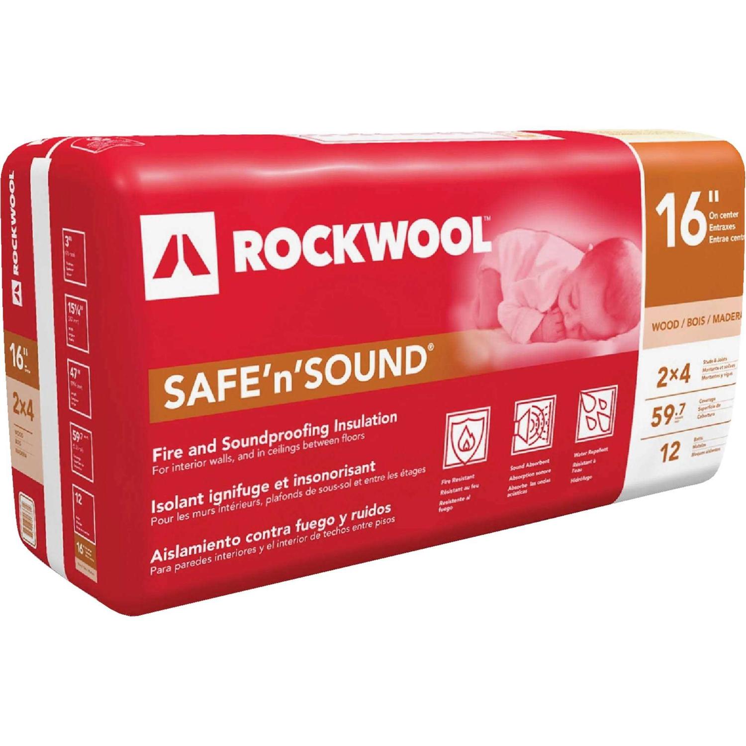 Rockwool Comfortbatt Stone Wool Insulation RXCB3523 - Zenithce
