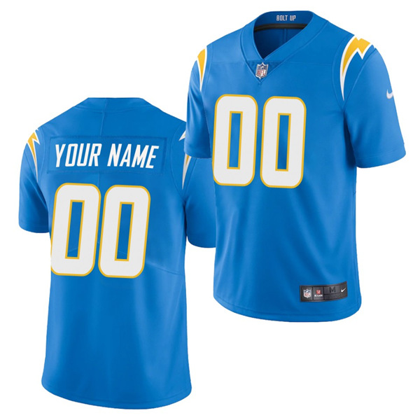 Los Angeles Chargers Customized Custom New Blue Vapor Untouchable Limited Stitched Jersey - Zenithce